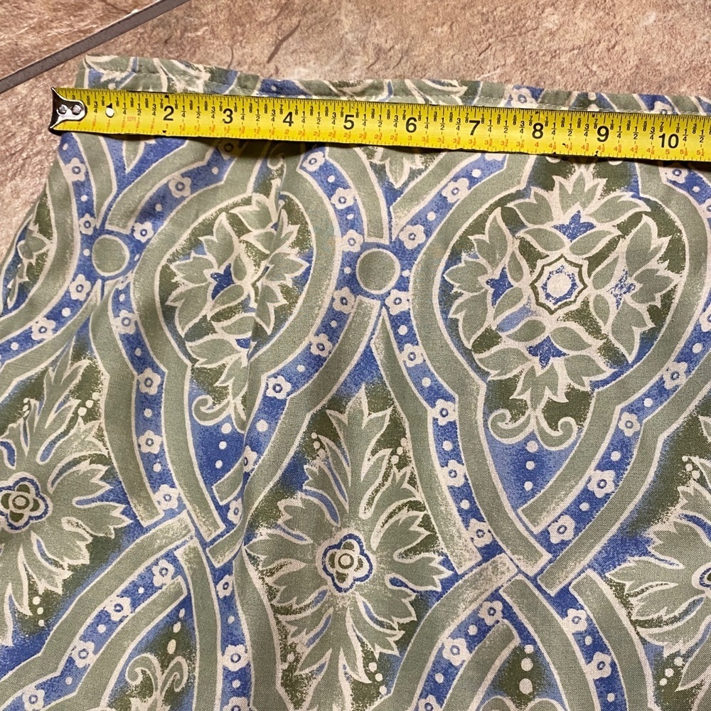 Sag Harbor Elegant Patterned Midi Wrap Fairycore Skirt - Picture 8 of 10